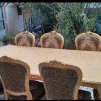 میز صندلی درحد نو بدون خش|میز و صندلی غذاخوری|کرمان, |دیوار