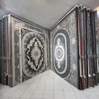 فرش۱۲متری الان موجوده حاجی حسینی فقط دانه ای۹/۸۰۰ت