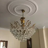 لوستر کریستالی ۴عدد|لوستر و چراغ آویز|تهران, تهرانسر مرکزی|دیوار