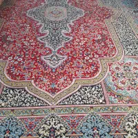 فرش ۱۲متری ۲عدد ۵۰۰شانه تمام نخ قاب قرآنی