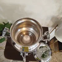 سماور گازی همراه با قوری چینی|سماور، چایساز، قهوهساز|فردیس, شهرک راه آهن|دیوار