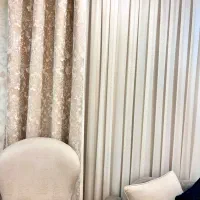 دوعدد پرده به همراه دو عدد کناره