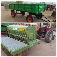 تراکتور ردیفکار ردیف کار صنایع کشت و تریلی چهارچرخ