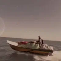 حمل بارازدبی به ایران باقایق موتوری