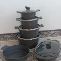 سرویس قابلمه چدن گرانیت