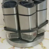 استند جاادویه چرخشی استیل ۶تایی|ظروف پخت‌وپز|تهران, گمرک|دیوار