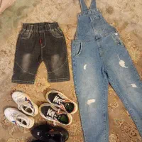 لباس بچه گانه و کتونی