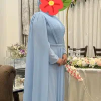 پیراهن مجلسی زنانه به همراه توربان