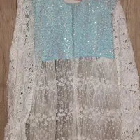 کت عروسکی پولک هفت رنگ مزونی|لباس|اسلام‌شهر, شهرک واوان|دیوار