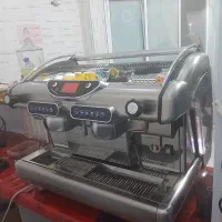 قهوه ساز ایتالیایی دو گروپ درجه یک با اسیاب اصلی