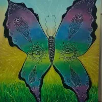 فروش تابلو نقاشی پروانه