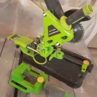 مینی فرز، پایه کشویی، گیره زیر دریلی، تیغه الماسه