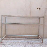 جارو برقی ویترین شیشه ای میز کار آهنگی قفسه ۳ تبقه