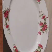 دیس و بشقاب گلسرخی