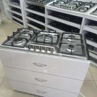 کابینت سفید زیر سینک و گاز ضمانتی رومیزی پخش استان