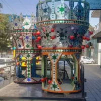 حجله قدیم،چلچراغ جدید،ریسه لامپ ال ای دی و رشته ای