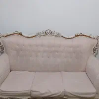 مبلمان استیل سلطنتی در حد نو ببینید ۷ نفره