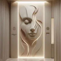 اجرای تخصصی میکروسمنت ، طرح صخره ، پتینه کاری|خدمات پیشه و مهارت|رشت, گلسار|دیوار