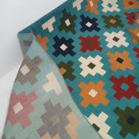 گلیم فرش ۹ متری در حدنو
