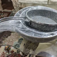 قابلمه ماموت ،ماهیتابه ماموت ،ماهیتابه طرح سنگی|ظروف پختوپز|مشکیندشت, |دیوار