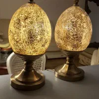 اباژور جفت گوی طلایی|چراغ خواب و آباژور|تهران, نیاوران|دیوار