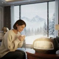 بخاری برقی پارس خزر هیتر رومیزی فن دار چهار فصل|بخاری، هیتر، شومینه|قم, شاه ابراهیم|دیوار