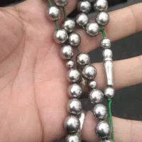 تسبیح نقره بی نظیر، زیبا و دانه درشت|جواهرات|تبریز, |دیوار