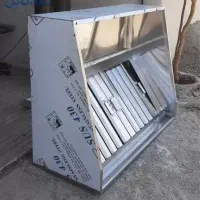 گالوانیزه صنعتی هود استیل رستوران فست فود کافه