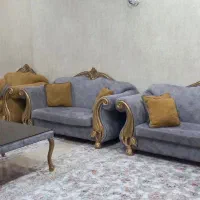 فروش مبل ۷ نفر با میز عسلی جلو مبلی|مبلمان خانگی و میز عسلی|دهلران, |دیوار