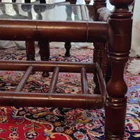 ست میز و صندلی کودک چوب راش با شیشه محافظ|اسباب و اثاث بچه|تهران, تجریش|دیوار