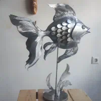 مجسمه المان شهری انواع پرندگان و ماهی