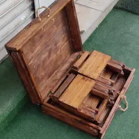 میزوصندلی چوبی تاشو چمدانی|کوهنوردی و کمپینگ|بندر ماهشهر, |دیوار