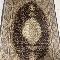 فرش دستبافت نقشه ماهی (افسری) گل ابریشم ۵۰ رج