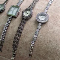 ساعت و دستبند و انگشتر و آویز نقره نو مردانه زنانه