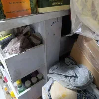 شلف وسط ام دی اف،طبقه ام دی اف با صفحه جلو فلکسی|کتابخانه، شلف، قفسه‌های دیواری|شیراز, سیاه سنگ|دیوار