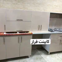 کابینت آماده گاز ، هود و سینک به قیمت پخش کد(8129)