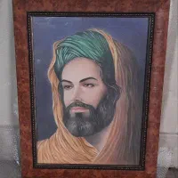 تابلو نقاشی مدادرنگی امام رضا|تابلو، نقاشی، عکس|تهران, مجیدآباد|دیوار