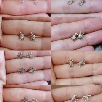 گل گوش نقره 925