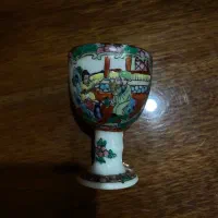 مرغی قدیمی با پایه کریستال بوهمیا