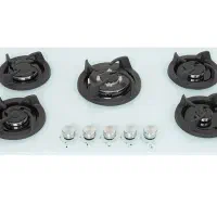 مدل اخوانی شیشه ای سفید رومیزی صفحه توکار ۵