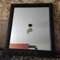 آینه قدی با قاب چوبی
