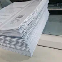 پرینت جزوه فتوکپی سیاه سفید رنگی پلات صحافی لمینت