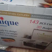 سرویس قاشق وچنگال ۱۴۳پارچه با جعبه