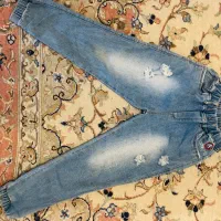 شلوار جین کاغذی بچگانه