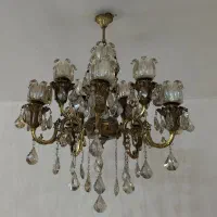 لوستر برنزی پنج شعله