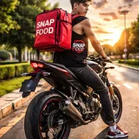 ساعات دلخواه ثبت نام پیک موتوری اسنپ فود کل تهران