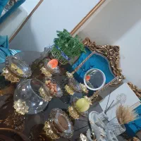 مبل ال هفت نفره کامل با میز ناهار خوری ۶ نفره|مبلمان خانگی و میز عسلی|کهریزک, |دیوار