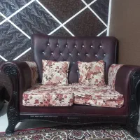 مبل ۷ نفره نیمه چرم