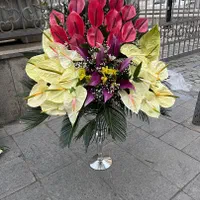 ارسال تاج گل نمایشگاه سئول شهرآفتاب جام دسته گل|گل و گیاه طبیعی|تهران, سعادت‌آباد|دیوار