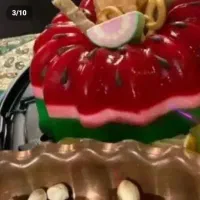 میز مزه ژله و دسر